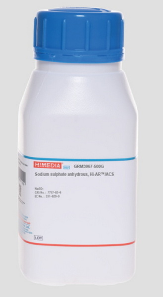 Натрия сульфат безводный, Hi-AR/ACS, CAS 7757-82-6, 500 г