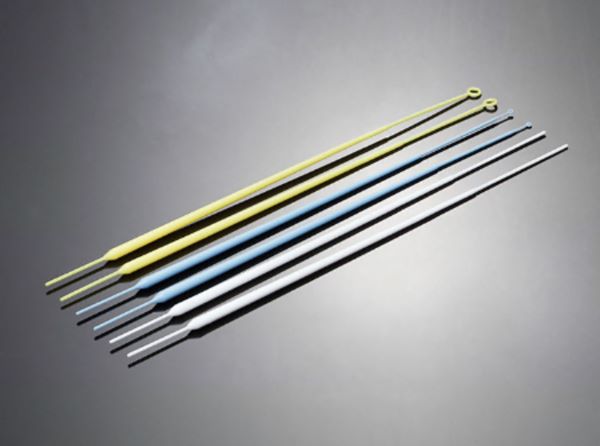 Петли 1 мкл, полимерные микробиол., с иглой, PS, длина 228 мм, голубые, стерильные, 10 шт/упак