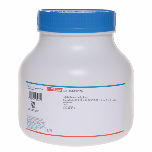 D-глюкоза безводная, USP, EP, JP, CAS 50-99-7, 100 г