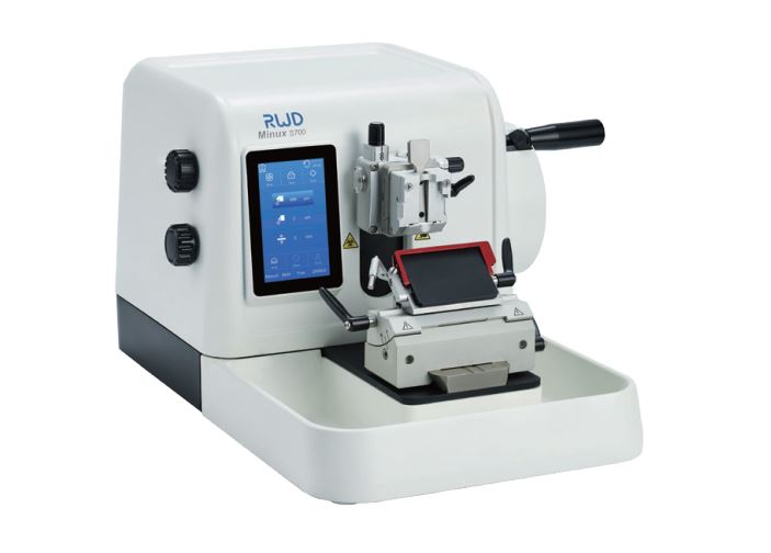 Микротом Minux ротационный полуавтоматический, срез 0.5-100 мкм