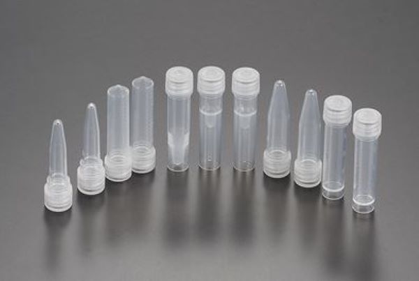 Криопробирки 2 мл, стер., дно конич., вогн. кр. с упл. сил. кольц., с гр. и пол. зап., 20 шт/упак