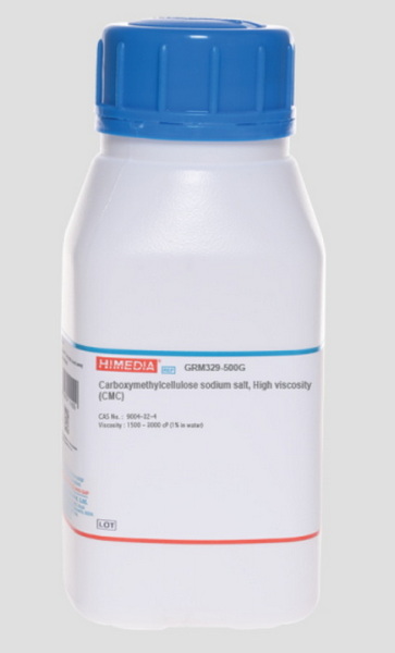Натриевая соль карбоксиметилцеллюлозы, высокая вязкость (КМЦ), CAS 9004-32-4, 500 г