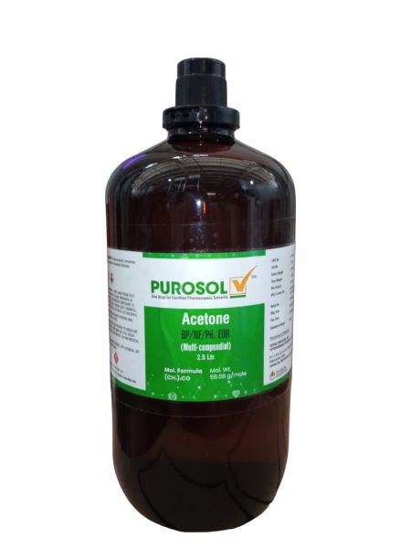 Ацетон, pharma grade (BP/Ph.Eur/NF), CAS 67-64-1, 2.5 л