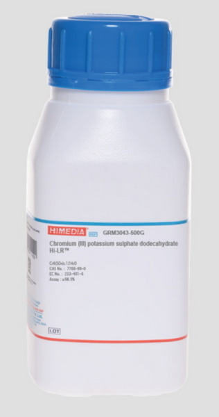 Додекагидрат сульфата калия хрома (III) Hi-LR, CAS 7788-99-0, 500 г