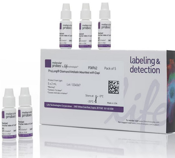 Реагент, препятствующий выцветанию ProLong с DAPI, 5 x 2 мл