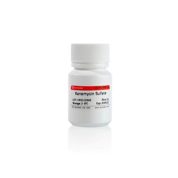 Антибиотик канамицина сульфат, эффективность ≥ 750 мкг/мг, CAS 25389-94-0, 1 г