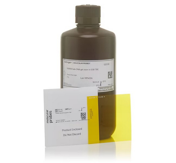 Краситель SYBR Safe, раствор в 0.5X буфере TBE, 1 л