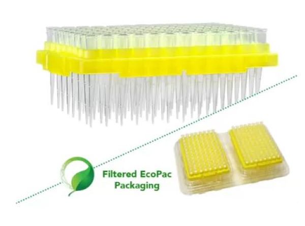 Наконечники универсальные с фильтром, до 100 мкл, стерильные, сменные блоки, 2 х 96 шт/штатив