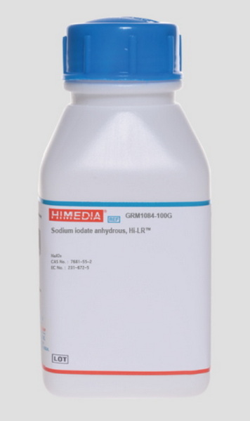 Натрия йодат, безводный, Hi-LR, CAS 7681-55-2, 100 г