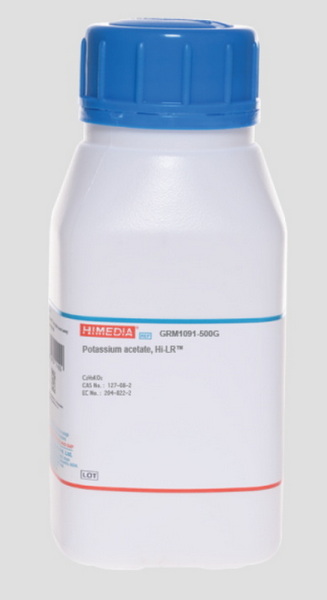 Калия ацетат, Hi-LR, CAS 127-08-2, 500 г