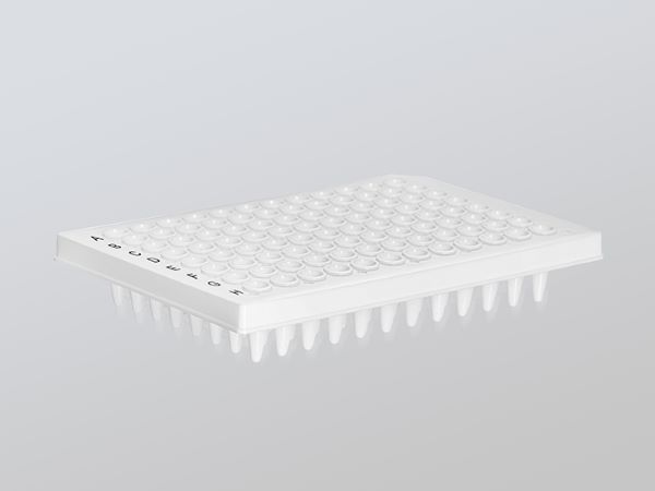 Планшеты для ПЦР, 96 лунок, 0.2 мл, белые, с полу-юбкой, нестерильные, 10 шт/упак