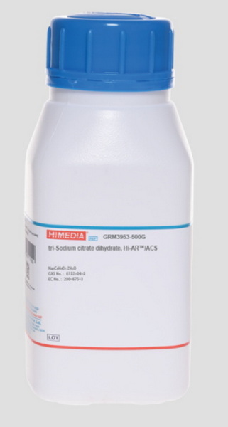 Натрия цитрат 3-мещенный, 2-водный, Hi-AR/ACS, CAS 6132-04-3, 500 г