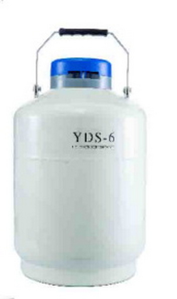 Криохранилище, объемом 6 л, тип наполнения - криоканистры, диаметр горловины 50 мм, высота 482 мм