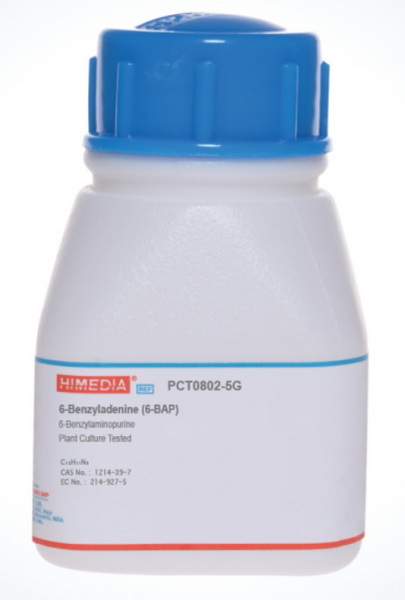 6-Бензиладенин (6-БАП), CAS 1214-39-7, ≥98%, 5 г