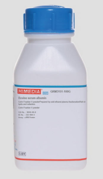 Альбумин бычий сывороточный, CAS 9048-46-8, 100 г