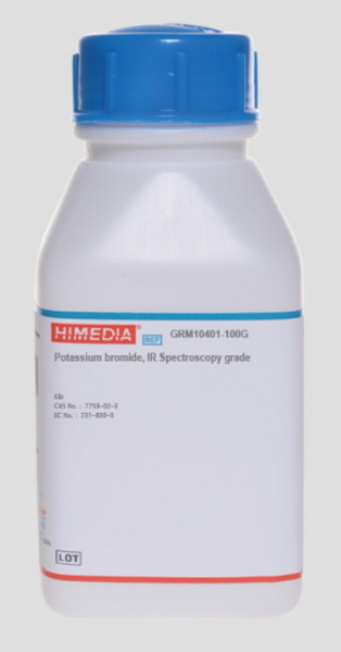 Калия бромид, для ИК-спектроскопии, CAS 7758-02-3, 100 г