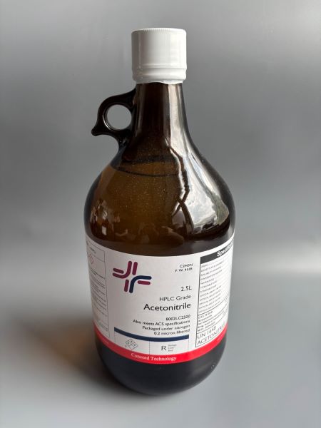 Ацетонитрил, для ВЭЖХ, HPLC Grade, 2.5 л