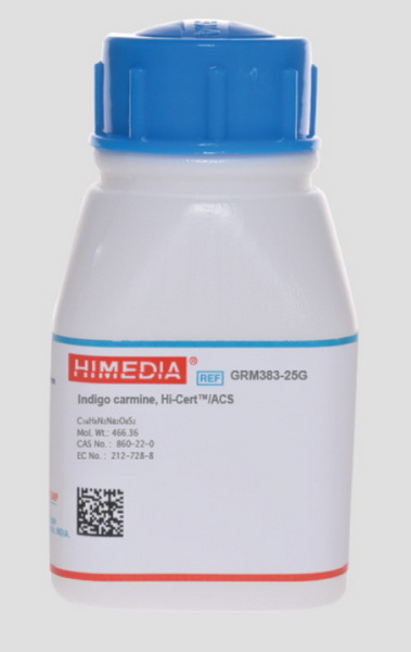 Краситель индигокармин, Hi-Cert/ACS, CAS 860-22-0, 25 г