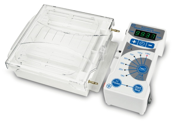 Камера для электрофореза, горизонтальная, размер геля 120 х 120 мм, 120 х 60 мм, 60 х 60 мм