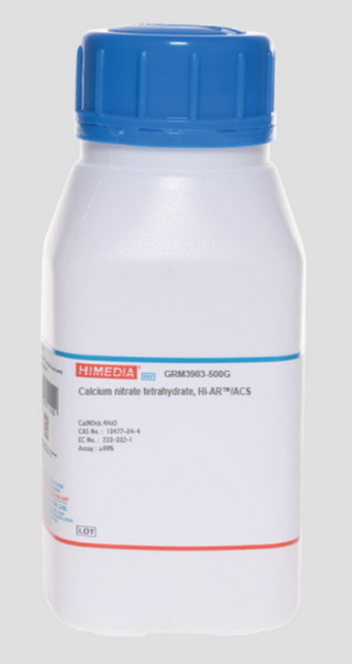Кальция нитрат 4-водный, Hi-AR/ACS, CAS 13477-34-4, 500 г