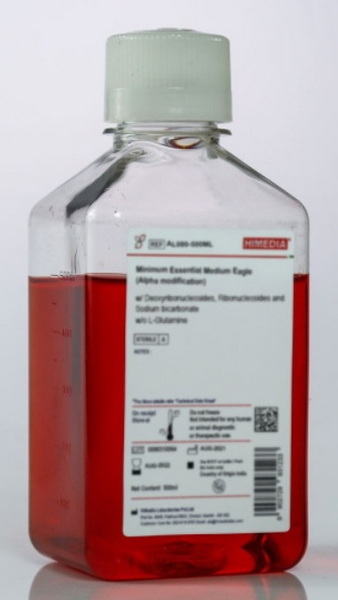 Среда культуральная α-MEM HiGlutaXL, с L-аланил-L-глутамином, NaCO2, 500 мл