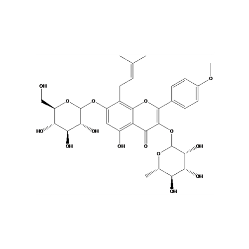Икариин, CAS 489-32-7, 50 мг