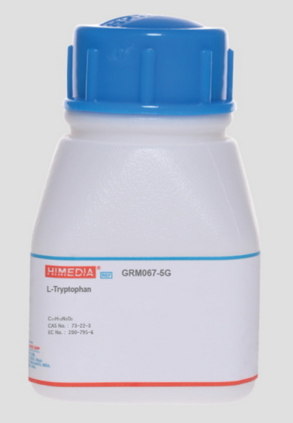 L-триптофан, CAS 73-22-3, 5 г