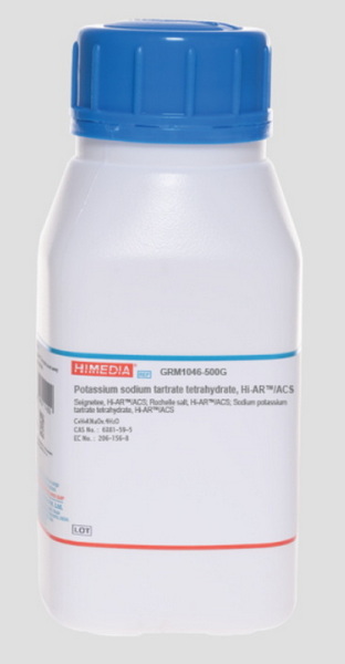 Калий-натрия тартрат 4-водный, Hi-AR/ACS, CAS 6381-59-5, 500 г