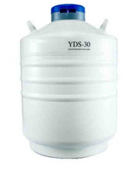 Криохранилище, объемом 30 л, тип наполнения - криоканистры, диаметр горловины 50 мм, высота 648 мм