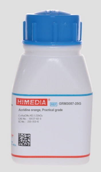 Краситель акридиновый оранжевый, Practical grade, CAS 10127-02-3, 25 г