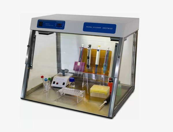 ПЦР бокс UVC/T-M-AR для стерильных работ с УФ-рециркулятором, таймером