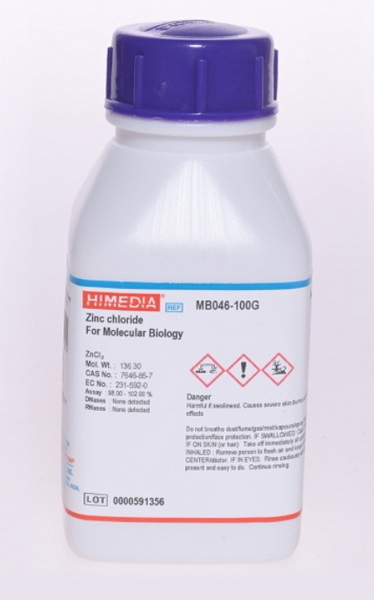 Цинка хлорид, CAS 7646-85-7, 100 г