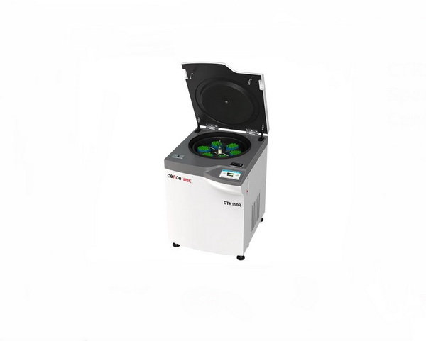 Центрифуга низкоскоростная с охлаждением CTK150R с ротором 150 мест 13 мм, диаметр 75-100 мм посад.