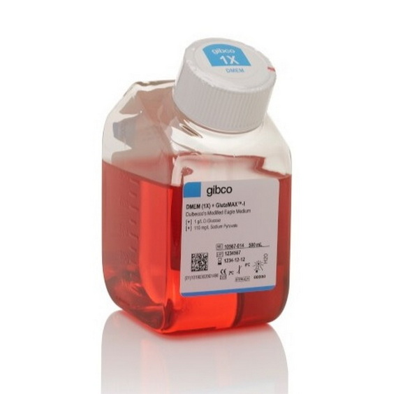 Среда культуральная DMEM, низ. сод. глюк., GlutaMAX, пируват, фенол. красный, без HEPES, 500 мл