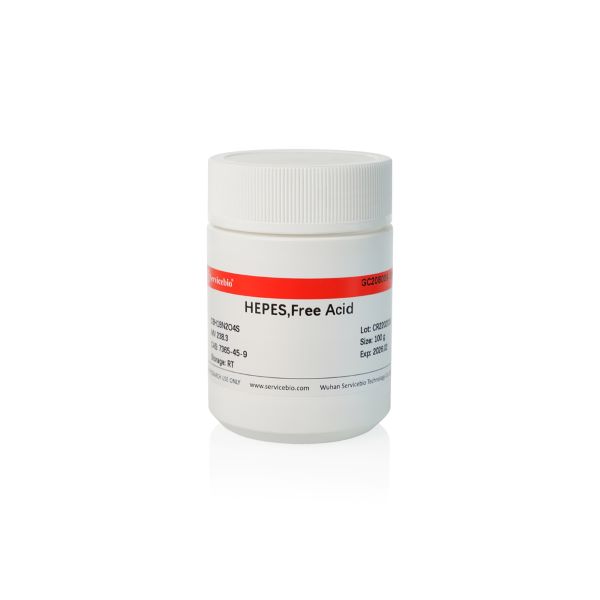 ХЕПЕС (HEPES), для буферных растворов, ≥ 99%, CAS 7365-45-9, 100 г