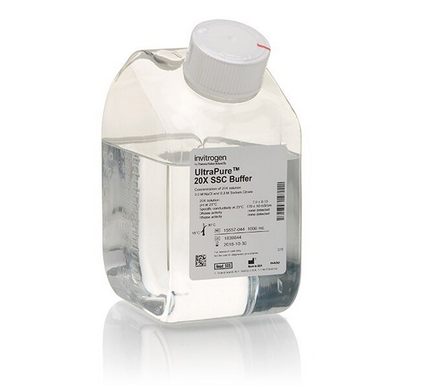Буфер SSC (цитратно-солевой раствор), 20X, UltraPure, 1 л