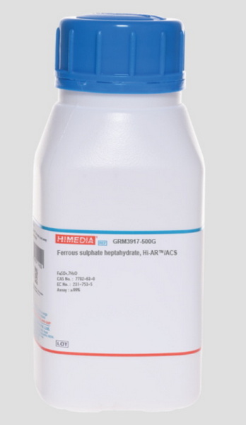Гептагидрат сульфата железа, Hi-AR/ACS, CAS 7782-63-0, 500 г