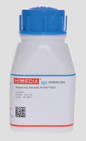 Феноловый красный, свободная кислота, Hi-Cert/ACS, CAS 143-74-8, 25 г