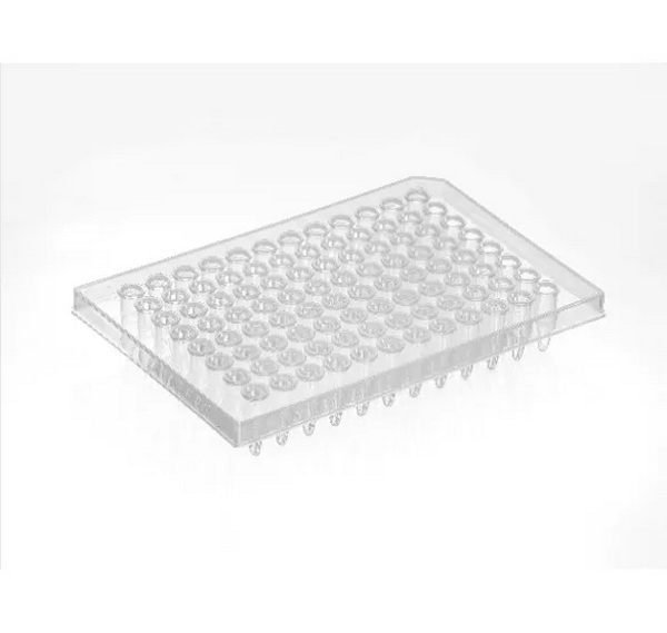 Планшеты для ПЦР, 96 лунок, 0.2 мл, прозрачные, с юбкой, стерильные, 10 шт/упак