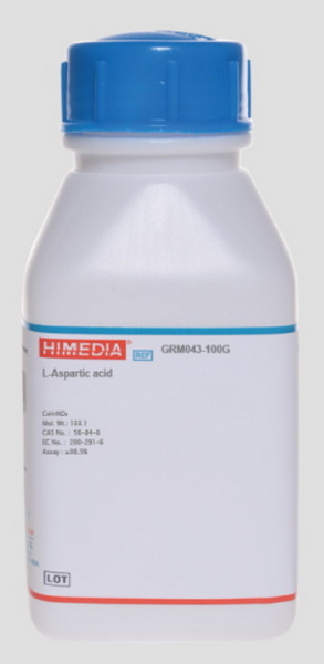 L-аспарагиновая кислота, CAS 56-84-8, 100 г