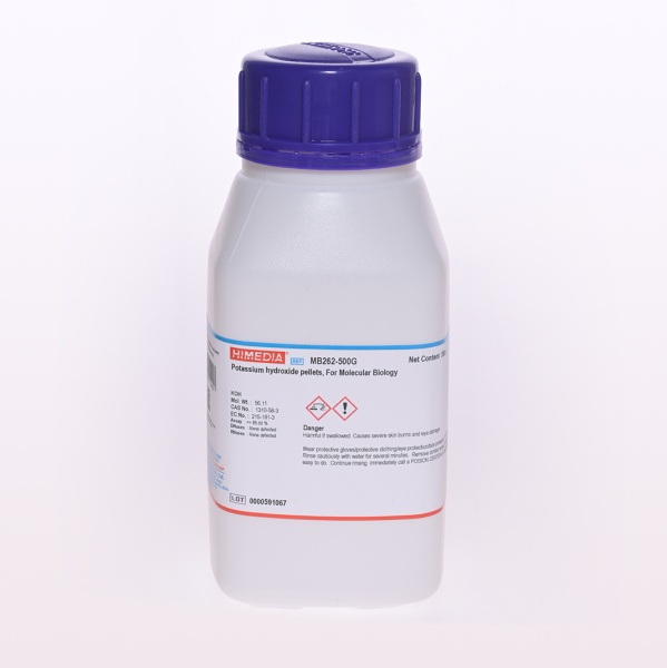Калия гидроксид, таблетки, CAS 1310-58-3, 500 г