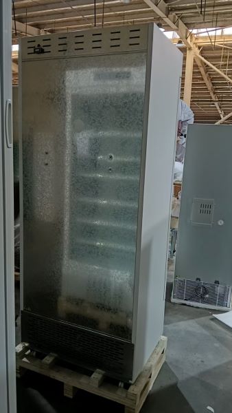 Холодильник, 2-8°C, объем 416 л, вертикальный, стеклянная дверь с электрическим подогревом