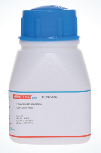 Флуоресцеина диацетат, для клеточных культур, CAS 596-09-8, 10 г