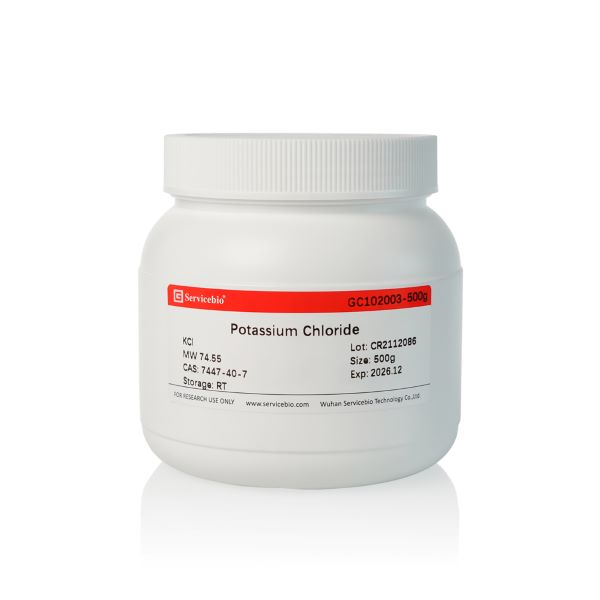 Калия хлорид, для аналитики, ≥ 99%, CAS 7447-40-7, 500 г