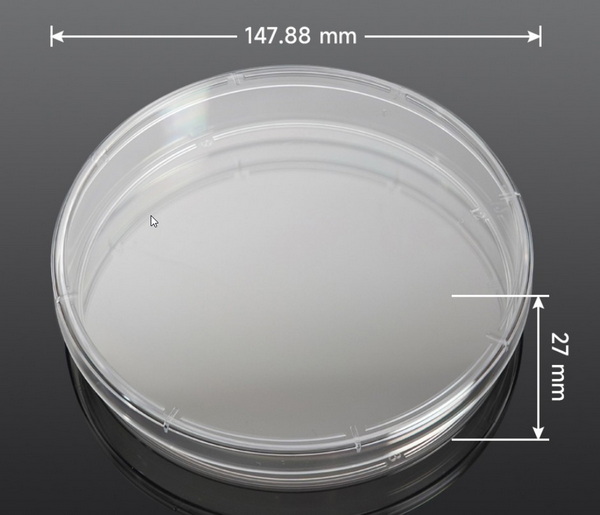 Чашки культуральные, диаметр 150 мм, поверхность обработанная, 5 шт/упак