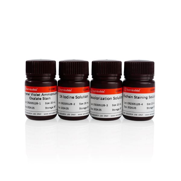 Раствор для окрашивания по Грамму, 4 x 20 мл