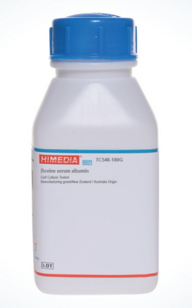 Альбумин бычий сывороточный, CAS 9048-46-8, 100 г