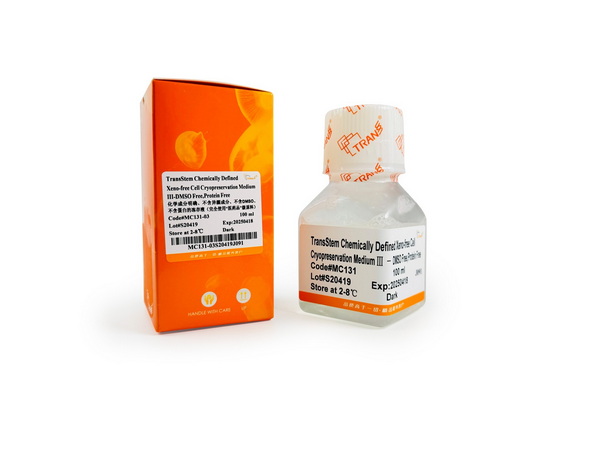 Среда для криок. TransStem Chem. Defined Xeno-free Cell Cryop. Medium III, без DMSO и белка, 100 мл