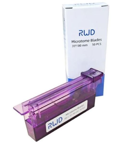 Одноразовые сменные лезвия для микротомов, 80 х 8 х 0.25 мм, 50 шт/упак