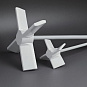 Насадка для реактора крестообразная, тефлон (PTFE), длина 700 мм
